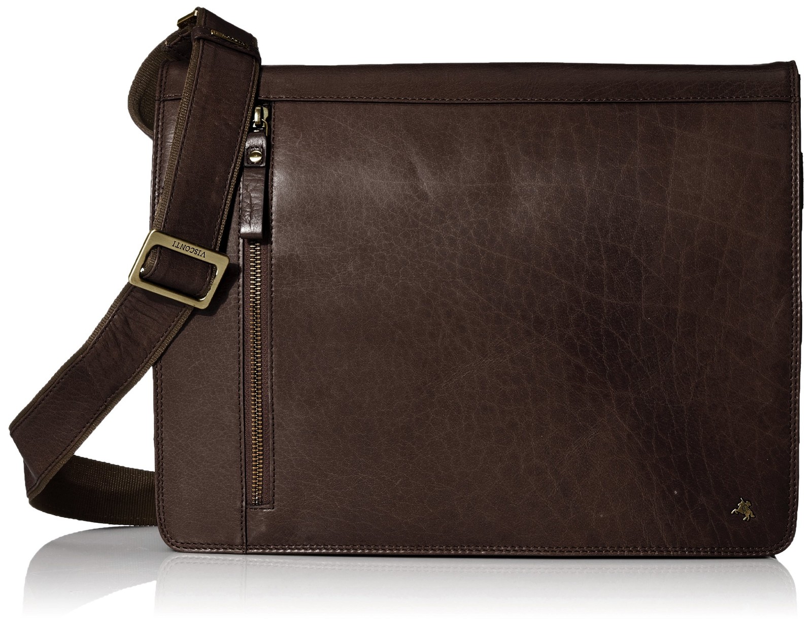 Visconti Buffalo Leather 13 Inch Laptop Case Messenger Shoulder Bag Handbag, …