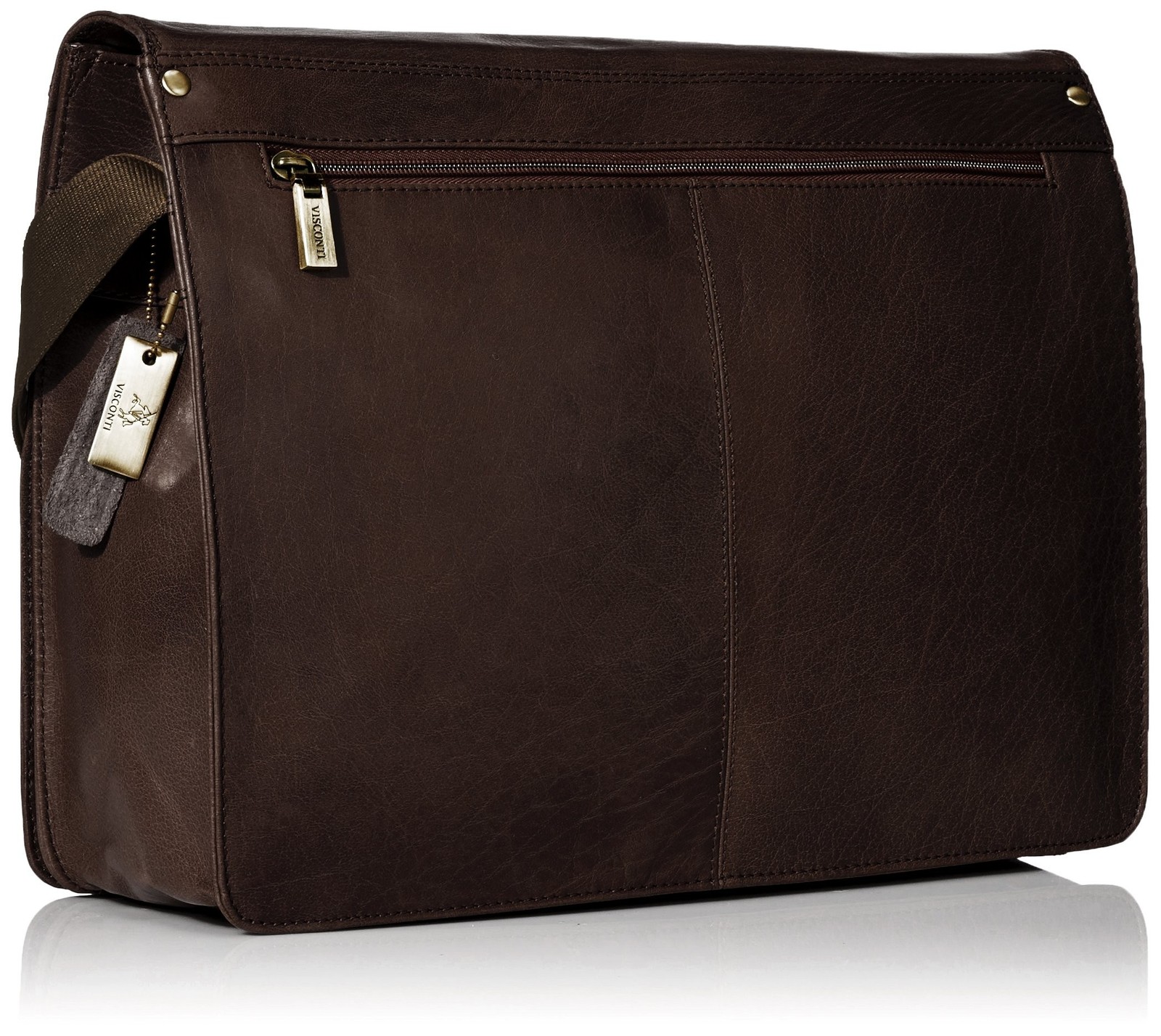 Visconti Buffalo Leather 13 Inch Laptop Case Messenger Shoulder Bag Handbag, …