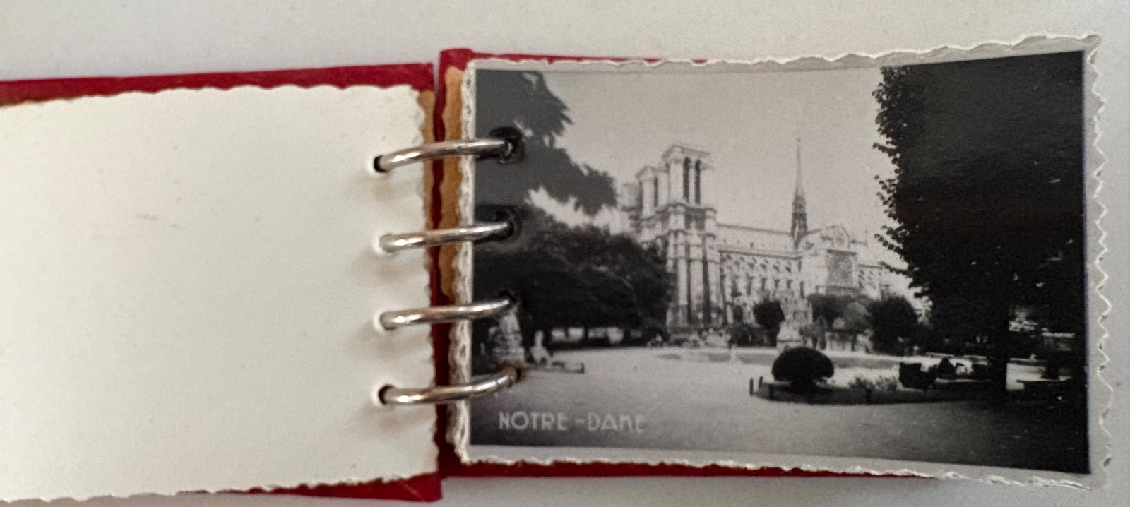 WWII VINTAGE FRANCE 1940’S FAMOUS PHOTOS Unique Mini Book-WarTime Black/white