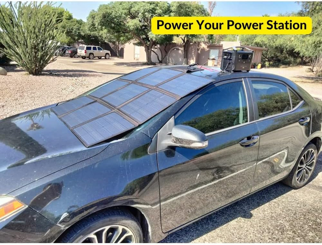 200W 12V Portable Solar Panel Blanket with Standard Connectors for Solar Generat