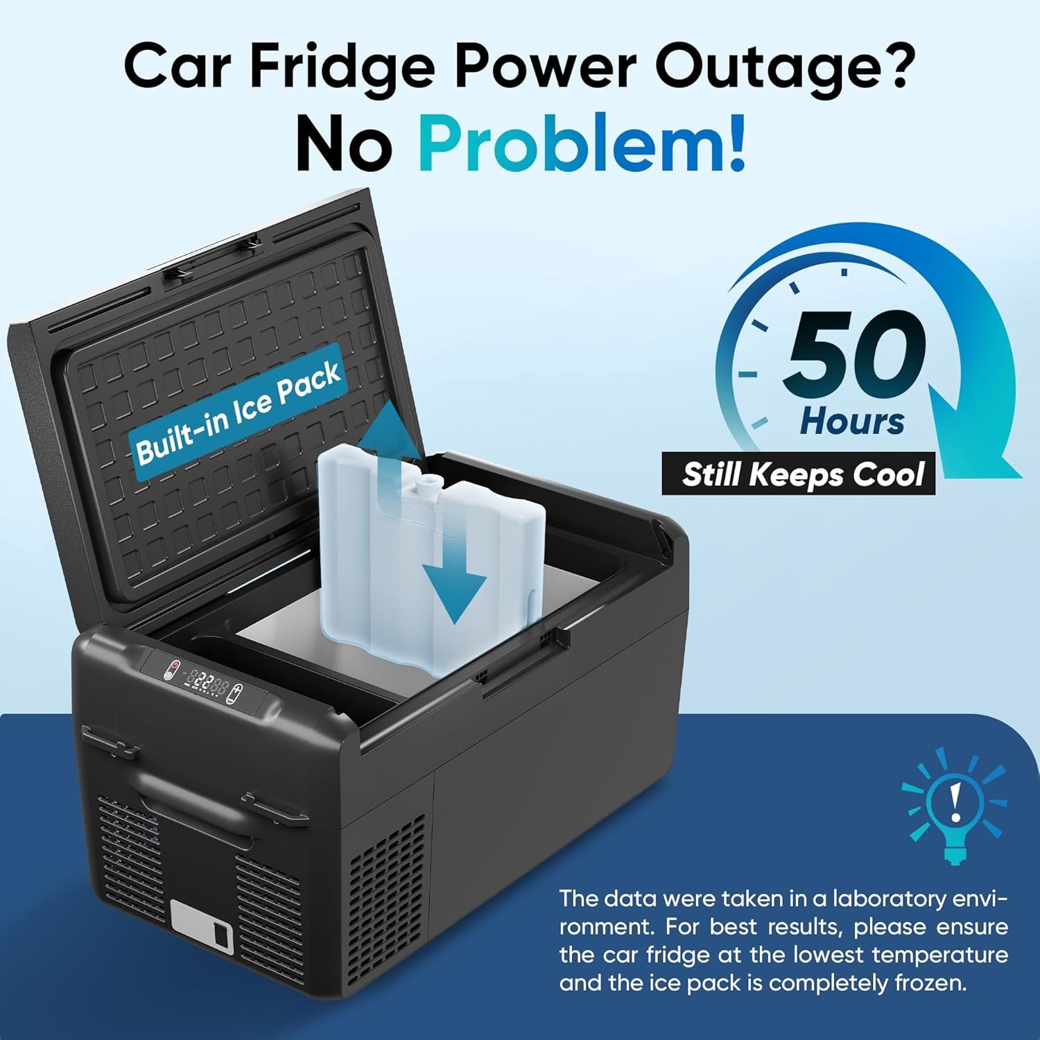 12 Volt Refrigerator – 21QT(20L) Portable Freezer, Electric Cooler for Car Truck