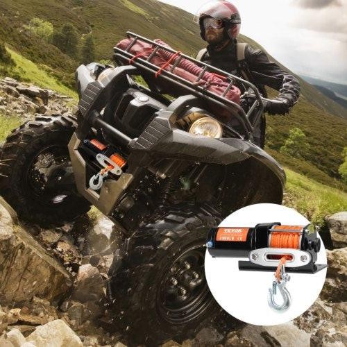 Electric Winch 3500 lb Line Pull Capacity 12V DC ATVUTV Winch with 316
