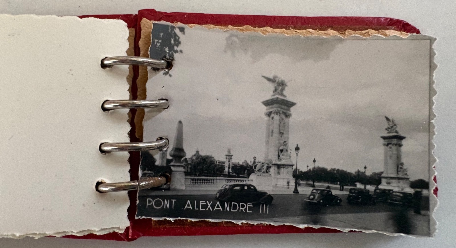 WWII VINTAGE FRANCE 1940’S FAMOUS PHOTOS Unique Mini Book-WarTime Black/white