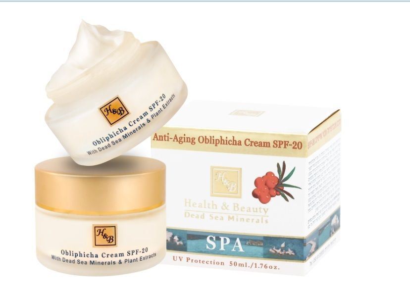 Health&Beauty Dead Sea Minerals Anti Aging Obliphicha Facial Cream SPF-20