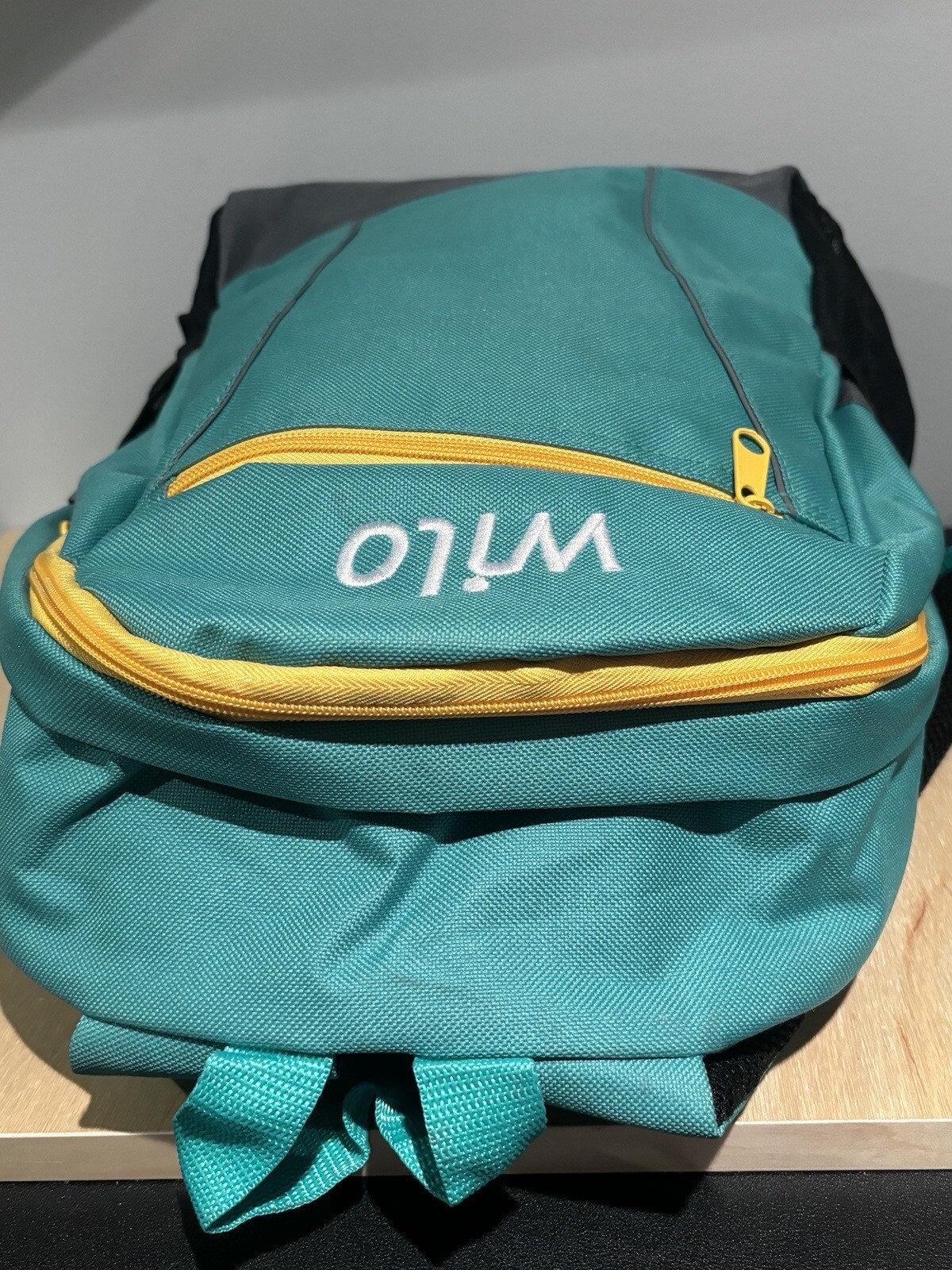 wilo pumps dortmund backpack green gray yellow advertising sports bags – New