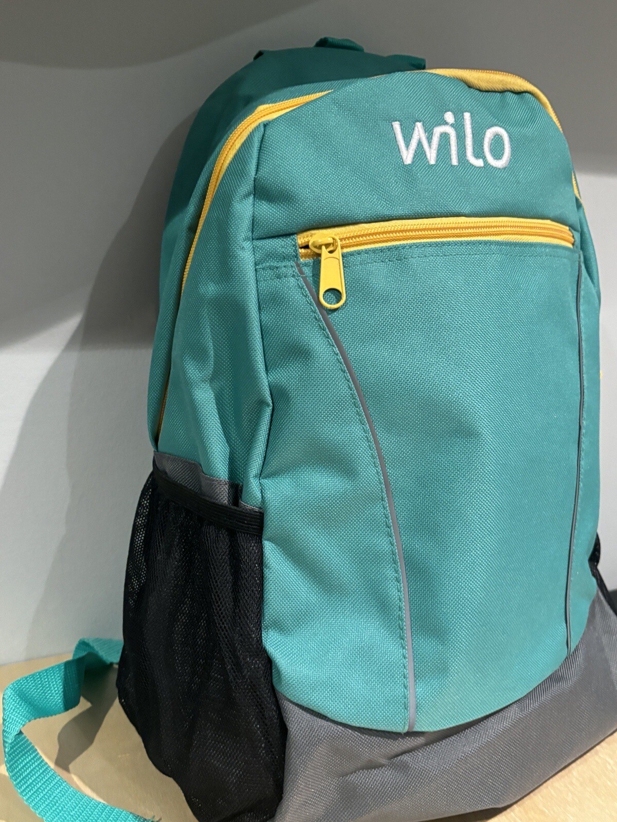 wilo pumps dortmund backpack green gray yellow advertising sports bags – New
