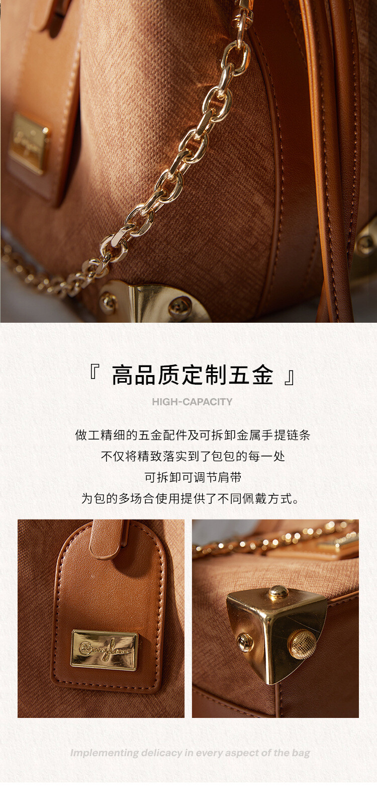 Bucket bag black brown premium shoulder crossbody bucket bag