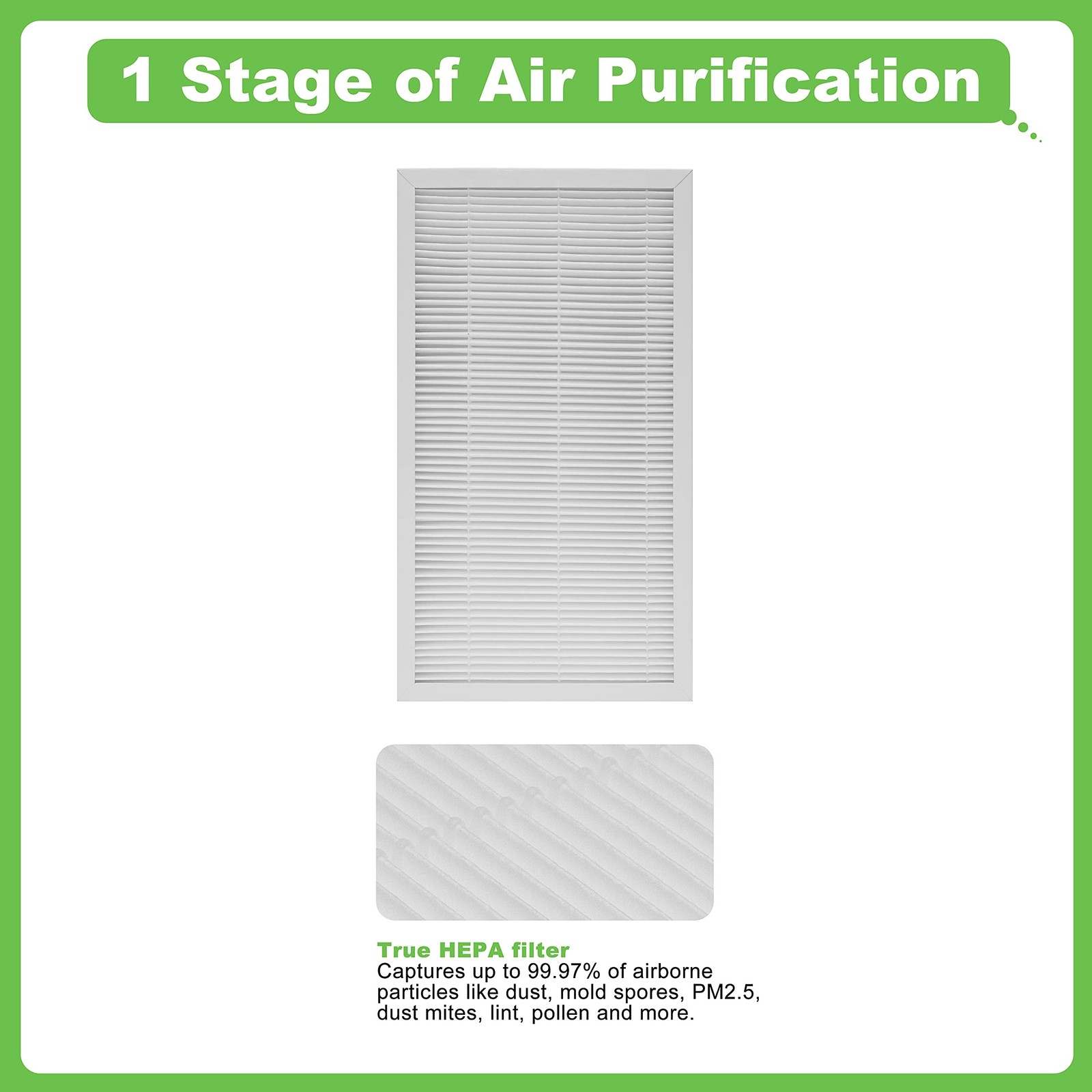F1 Filter Allergen Reduction, Replacement Filter Compatible with Filtrete C01…