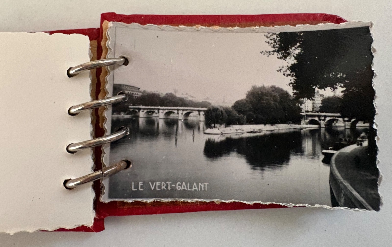 WWII VINTAGE FRANCE 1940’S FAMOUS PHOTOS Unique Mini Book-WarTime Black/white