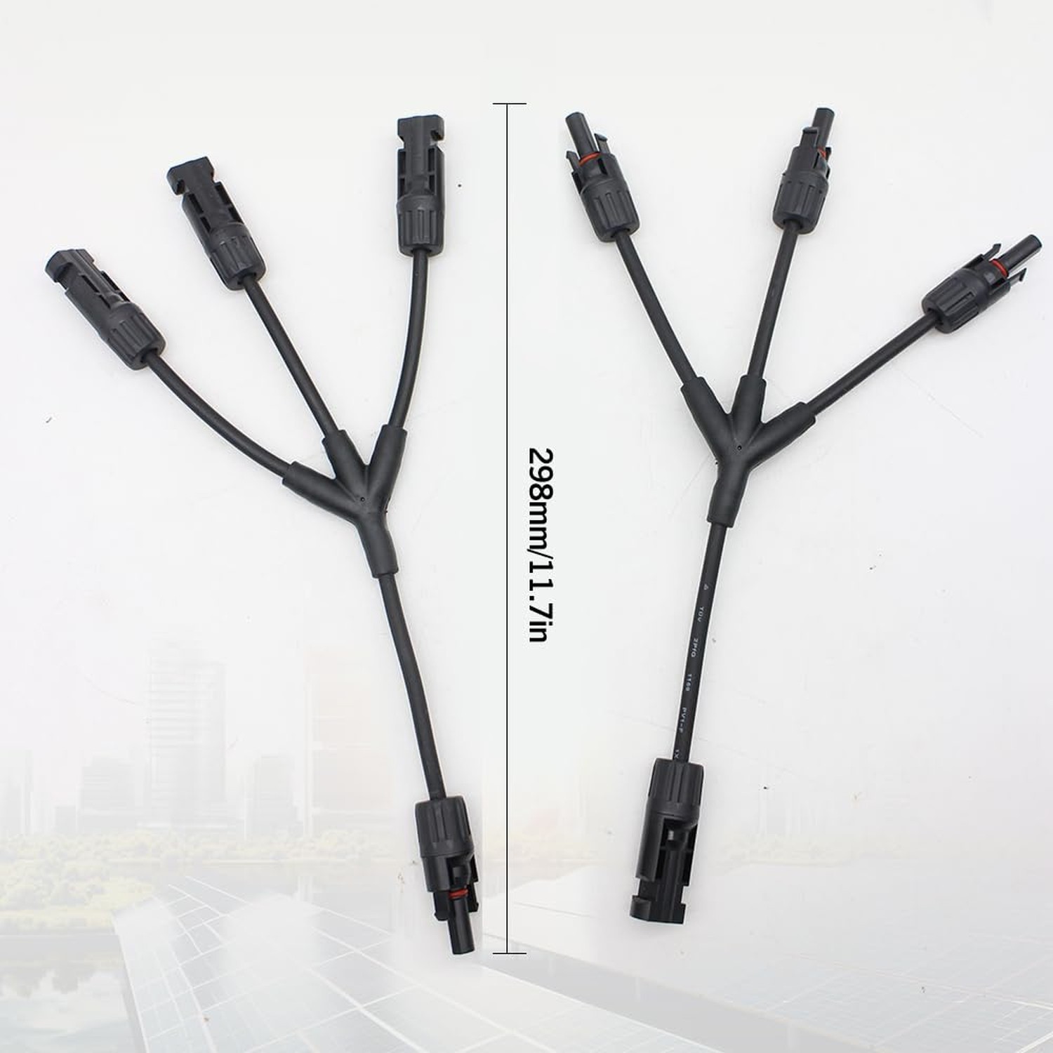 Solar Y Branch Connectors 1000V DC 1 to 3 Solar Panel Parallel Connectors,IP6…