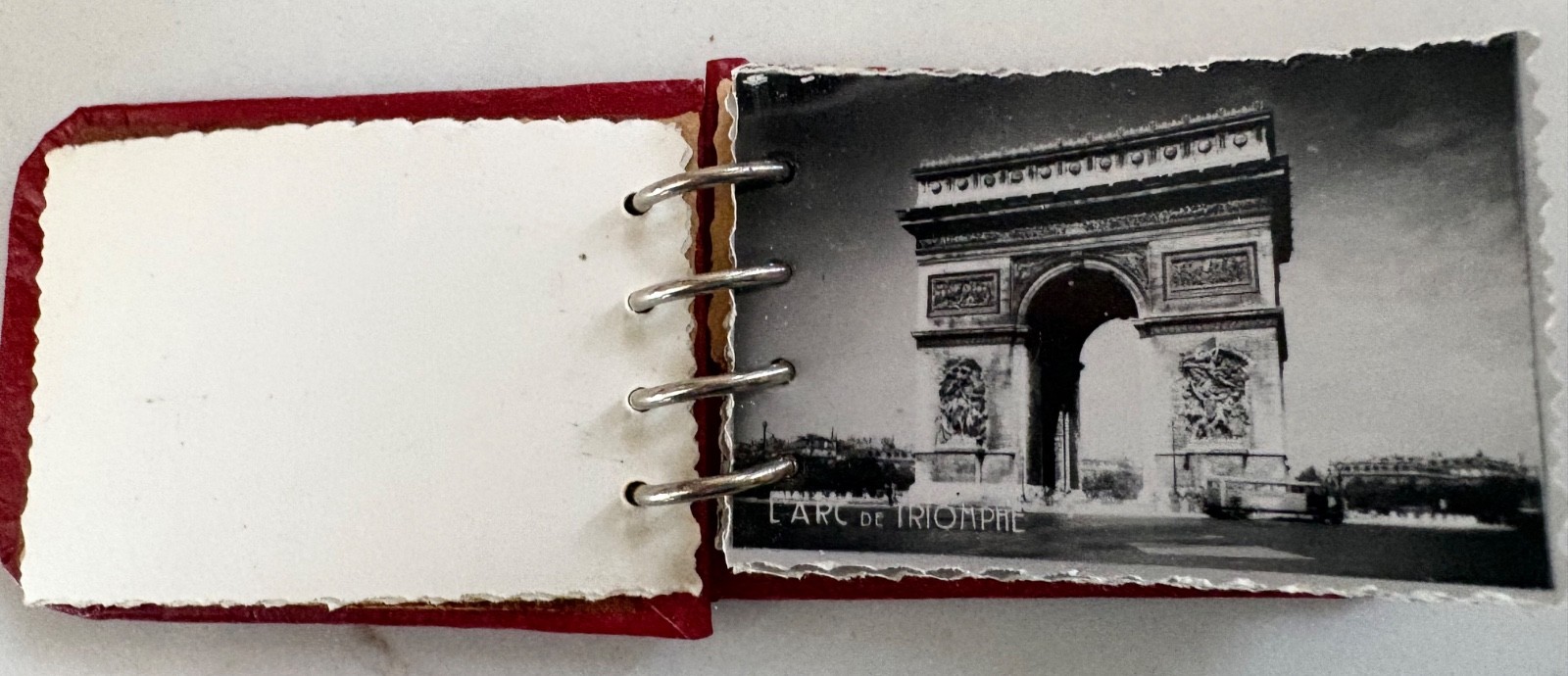 WWII VINTAGE FRANCE 1940’S FAMOUS PHOTOS Unique Mini Book-WarTime Black/white