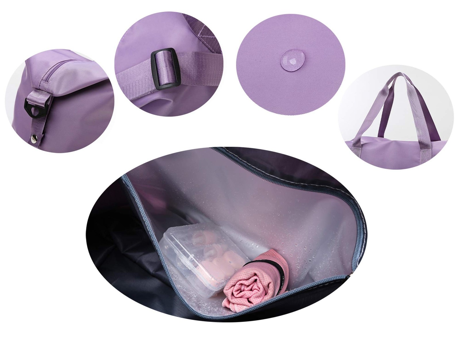 Expandable Travel Duffle Bag Weekender Carry on Overnight Bag Gym Bag for Women