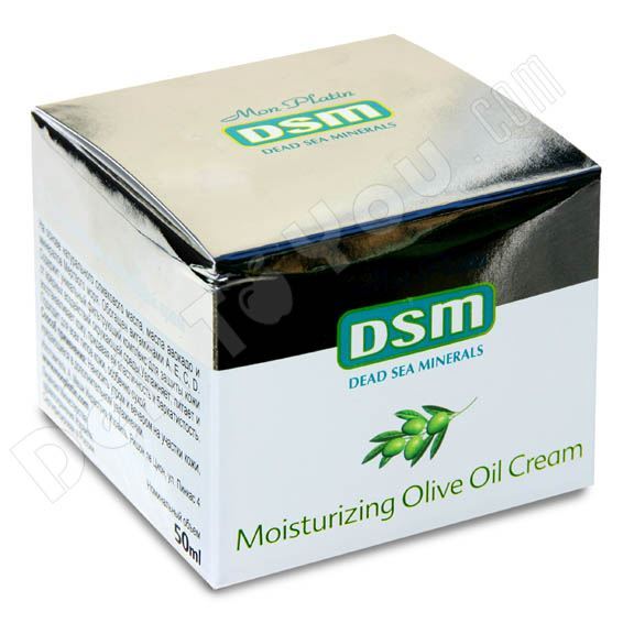 Mon Platin, DSM, Dead Sea Minerals, Moisturizing Olive Oil Cream, 1.7fl.oz/50ml