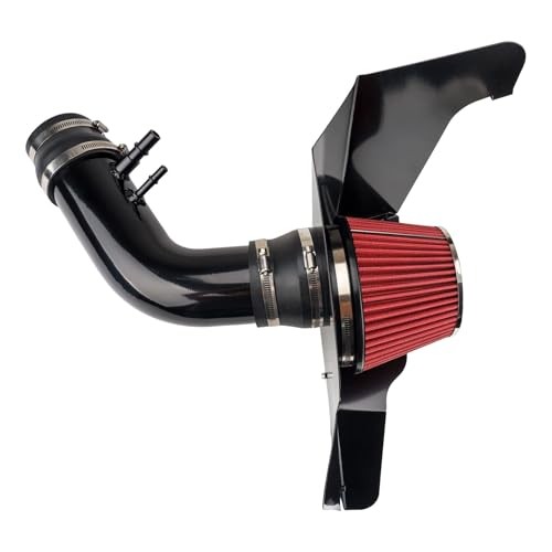 Cold Air Intake Kit with Filter Heat Shield for 2015 2015-2016 Ford Mustang