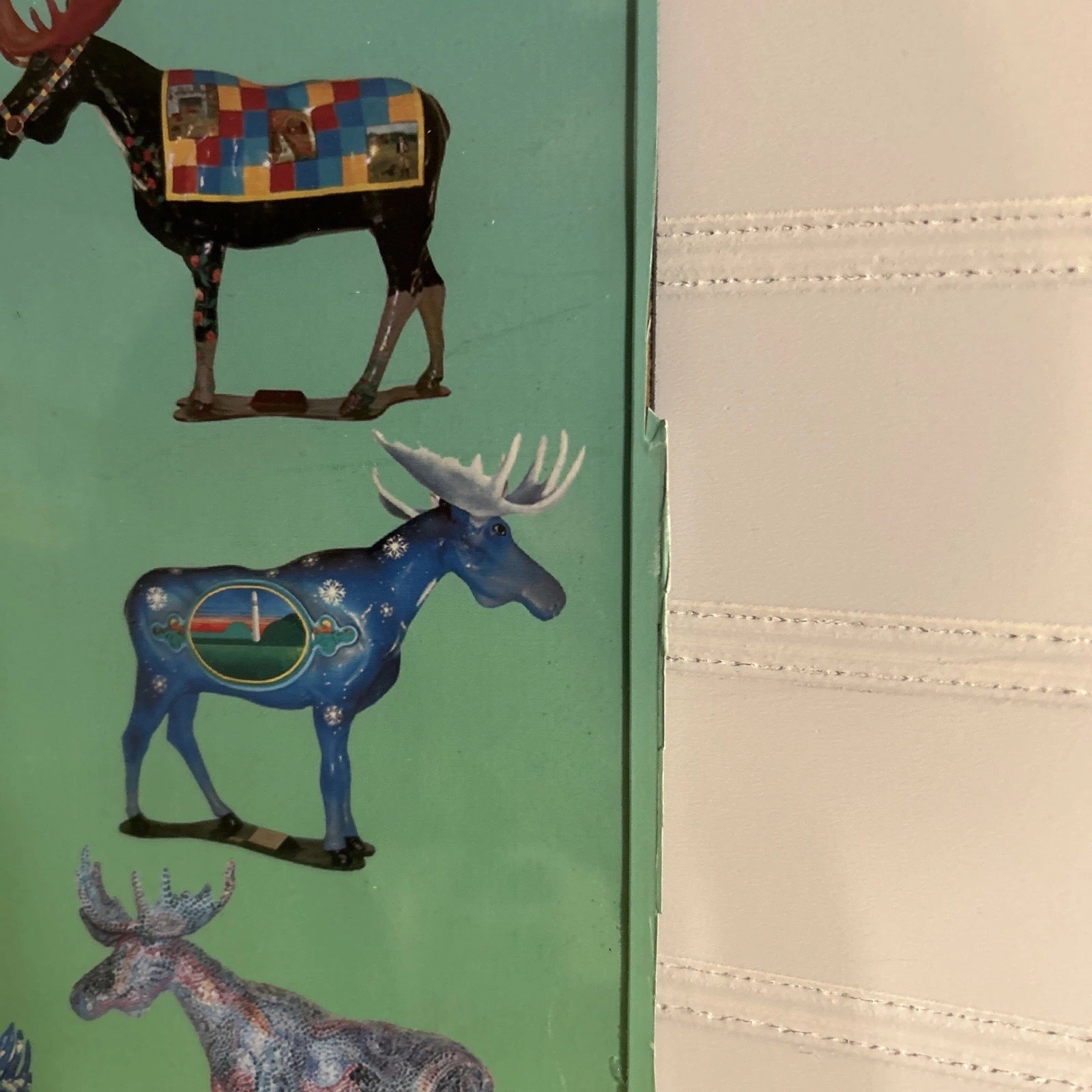 MOOSEFEST Re- Listed Bennington Vermont 2005 T Poster 20x 30 Colorful Moose