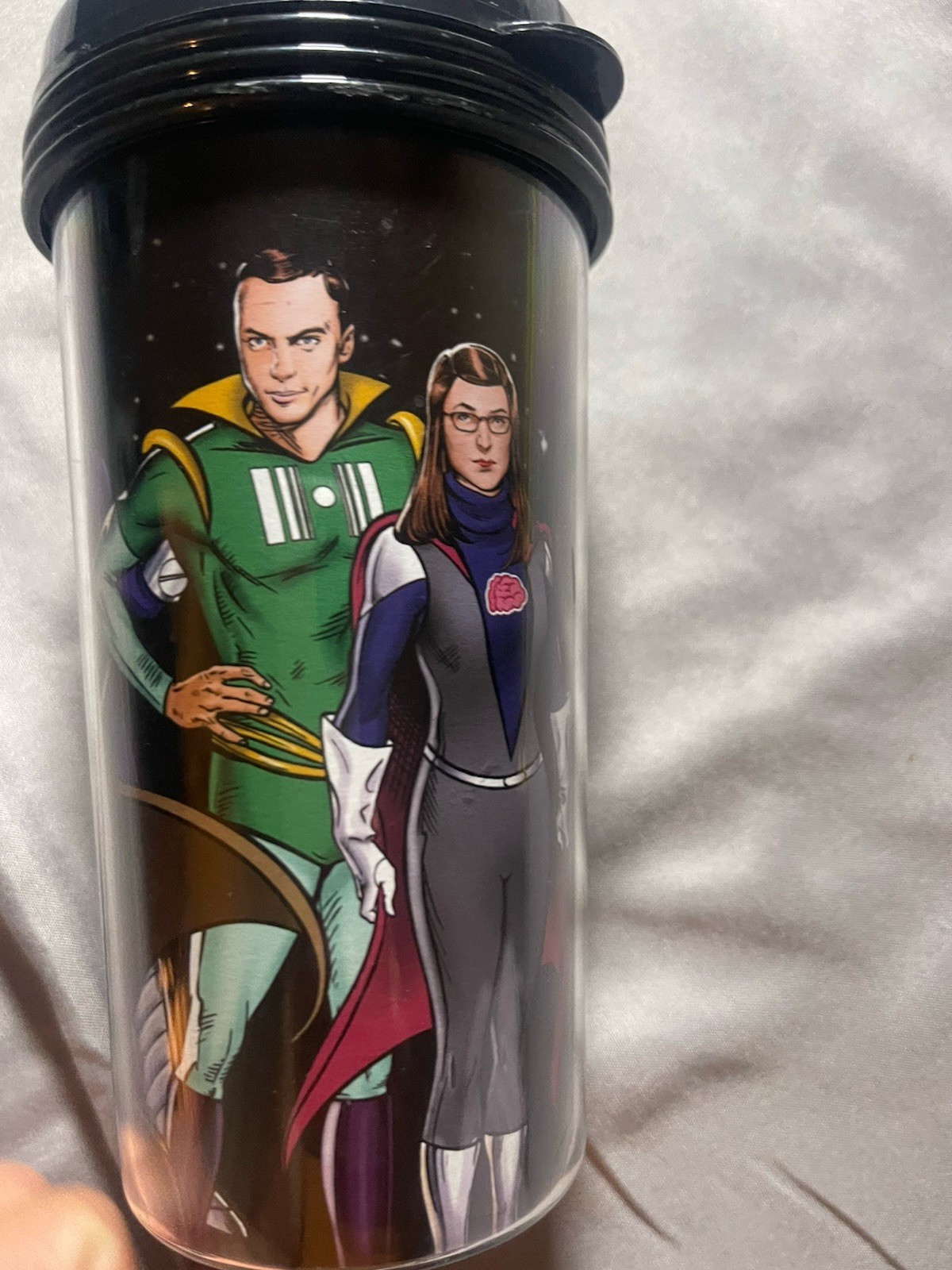 The Big Bang Theory 20oz Travel Mug Coffee Cup Tumbler TV Show Sheldon Leonard