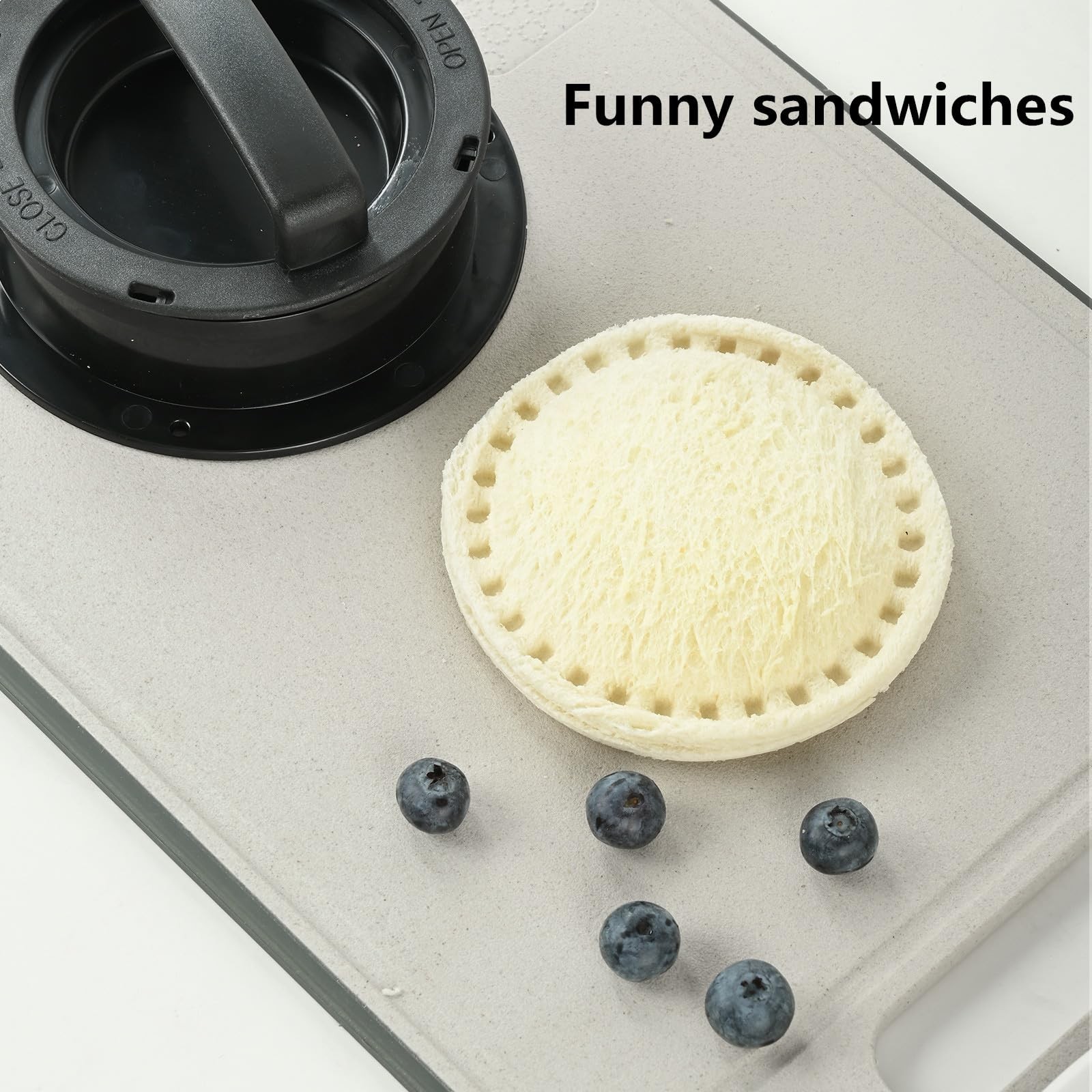 4-in-1 Burger Press Patty Maker, Sandwich Cutter and Sealer Set with 100 pcs …