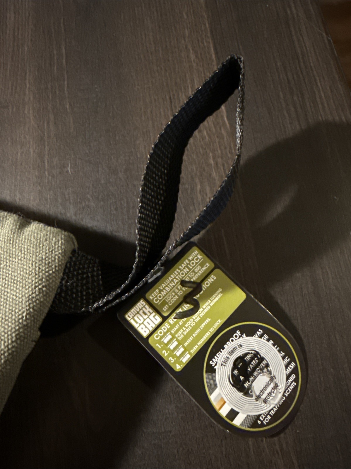 4 ⚡️SMOKEZILLA⚡️Canvas Lock-Bag Lot 💥NEW WITH TAGS💥