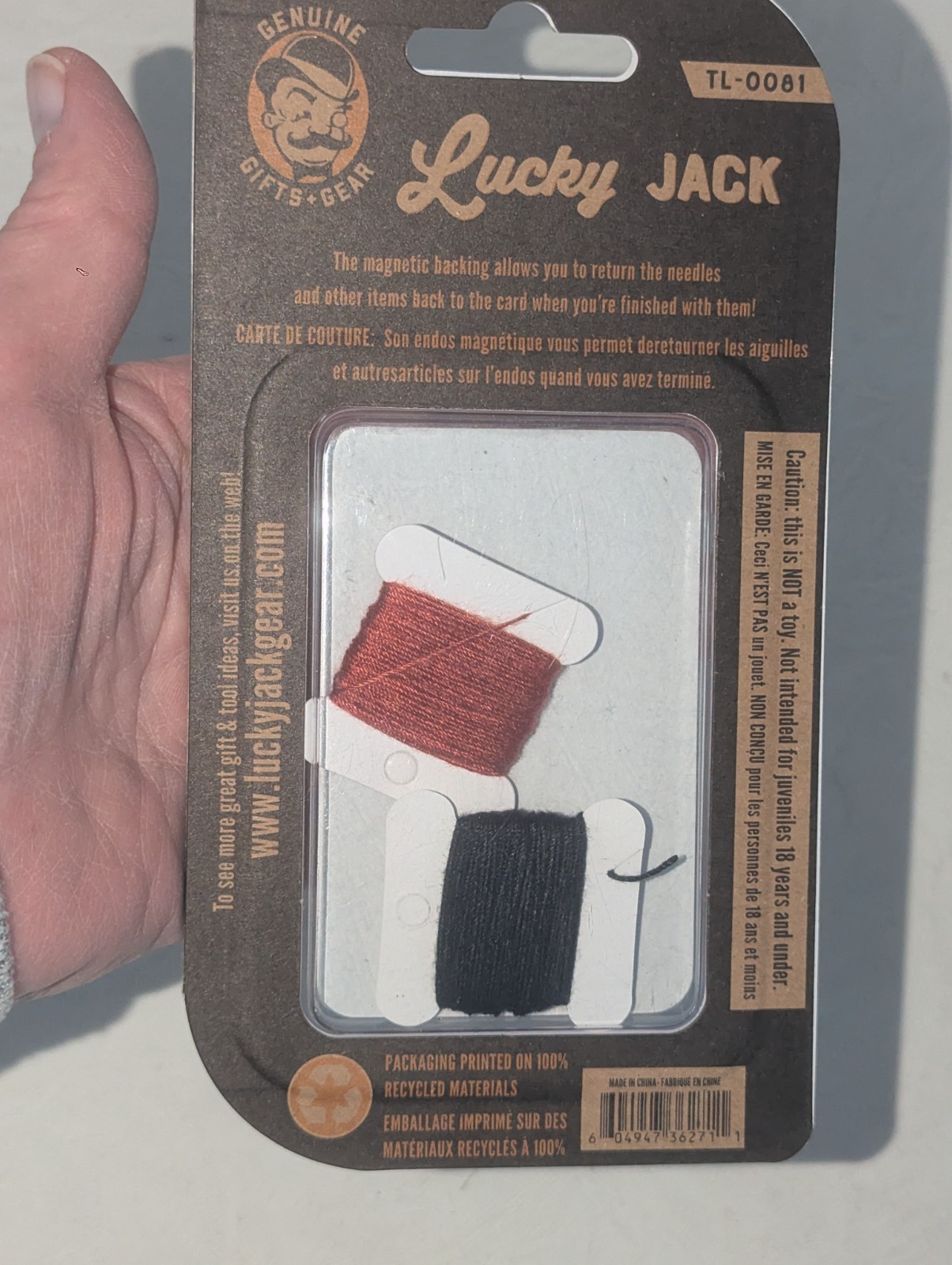 LUCKY JACK – SEW IT UP CARD EMERGENCY Be PREPARD Brand New in Package