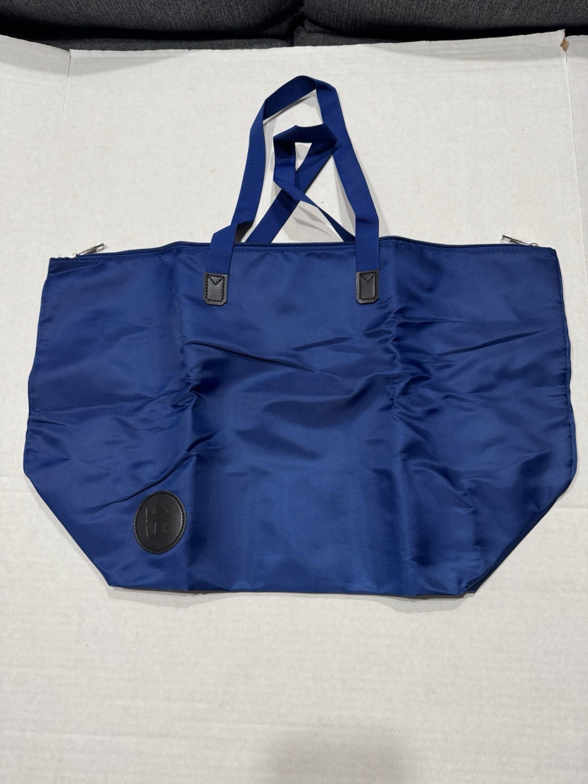 Royal Caribbean Royal Blue Large Tote Bag Zipper Closure Dual Handles New!