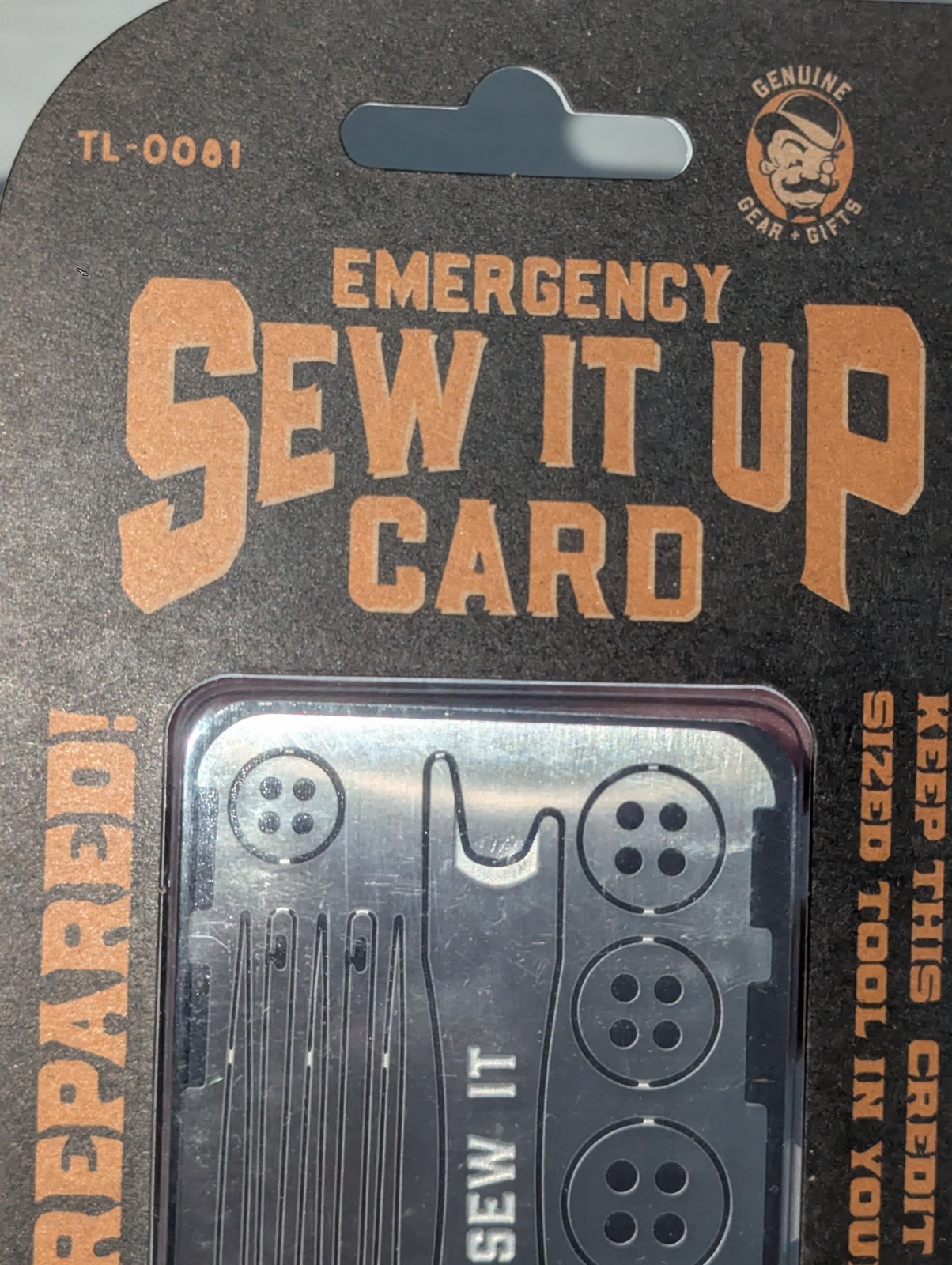 LUCKY JACK – SEW IT UP CARD EMERGENCY Be PREPARD Brand New in Package