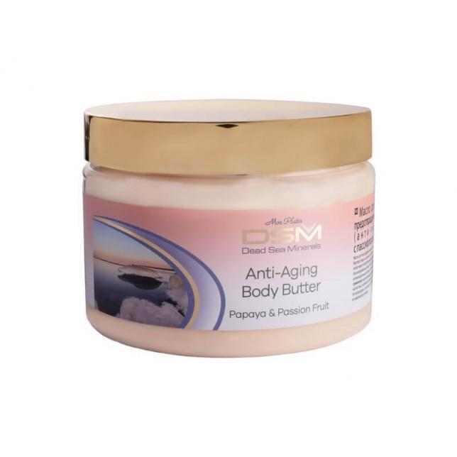 Dead Sea Minerals,Anti-Aging Body Butter Passion Fruit Papaya,10.2fl.oz/300ml