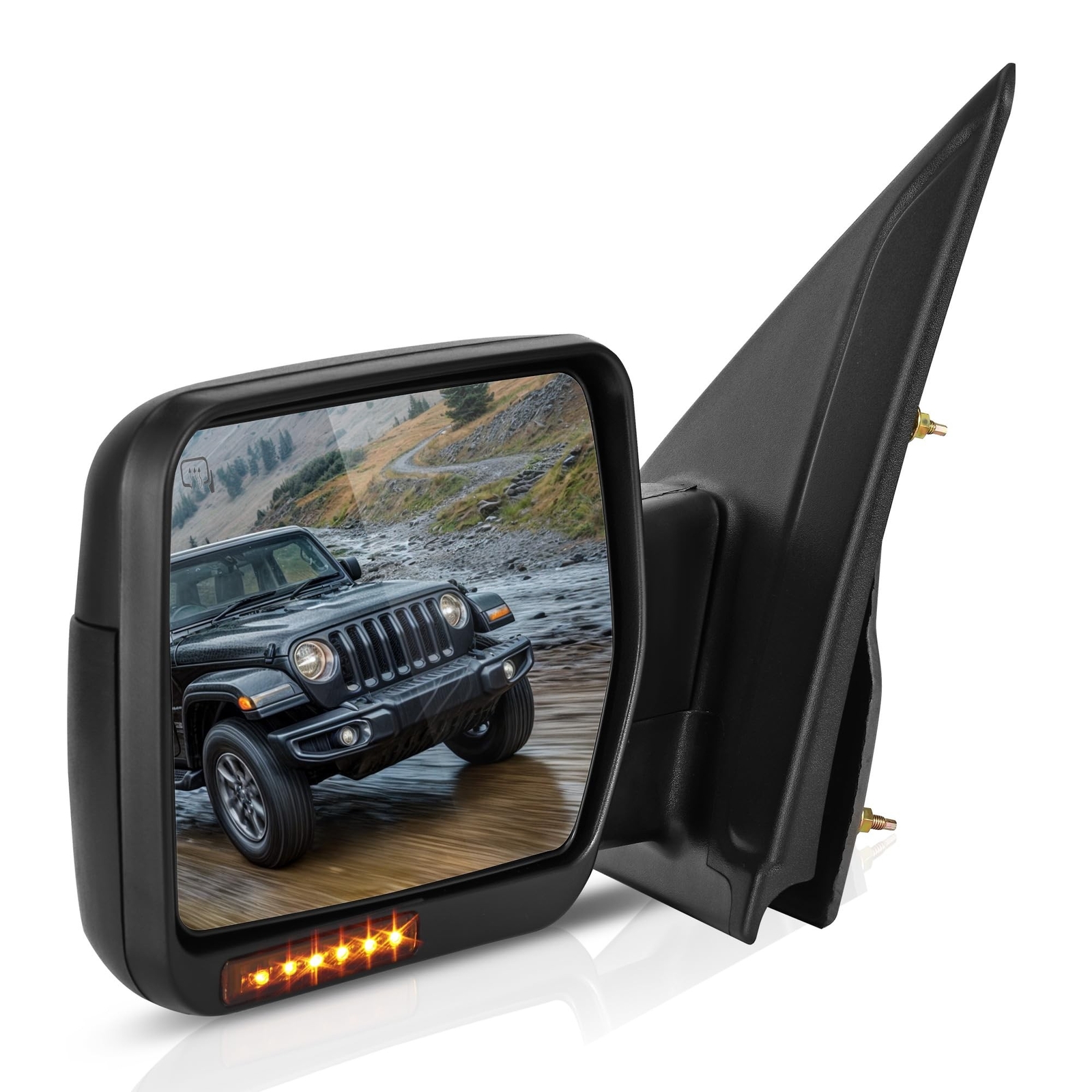 DWVO Left Driver Side Mirror fit 07-14 Ford F-150 series truck, Left Driver S…