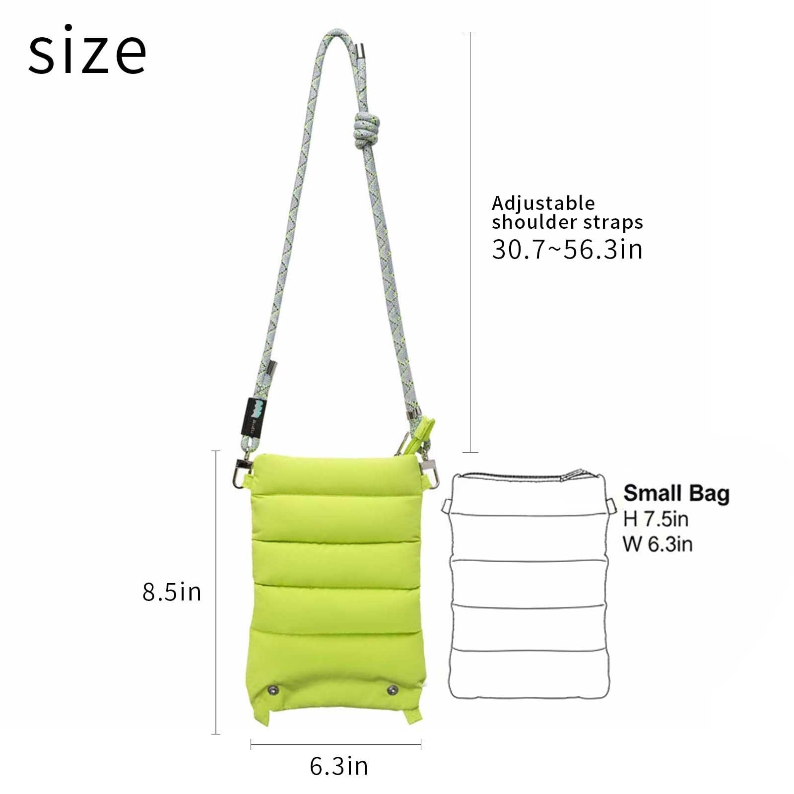 ACUARIO Crossbody Bag for Women, Tote Bag Purse for Work, Travel, Gym – Sm