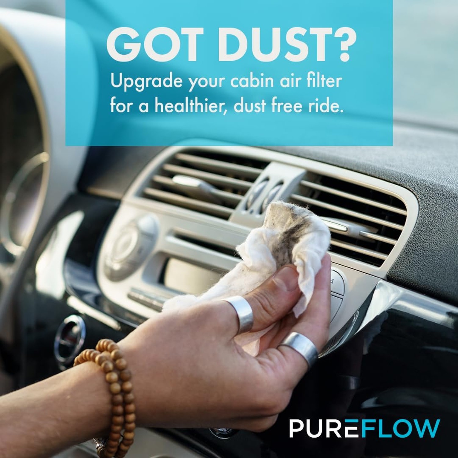 PUREFLOW PC5245X Cabin Air Filter | Fits 2006-2011 Chevrolet Impala 3.5L, 3.9…