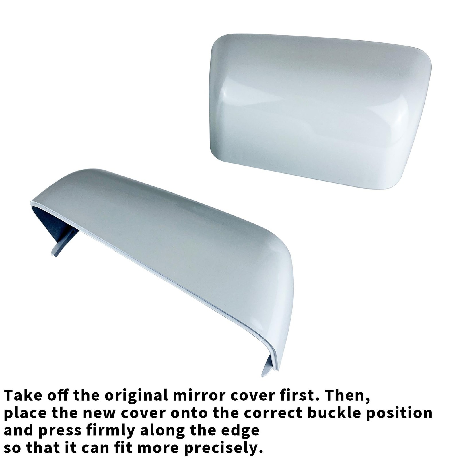 Mirror Caps Cover Compatible with 2008-2016 Ford F250 F350 F450 Side Mirror C…