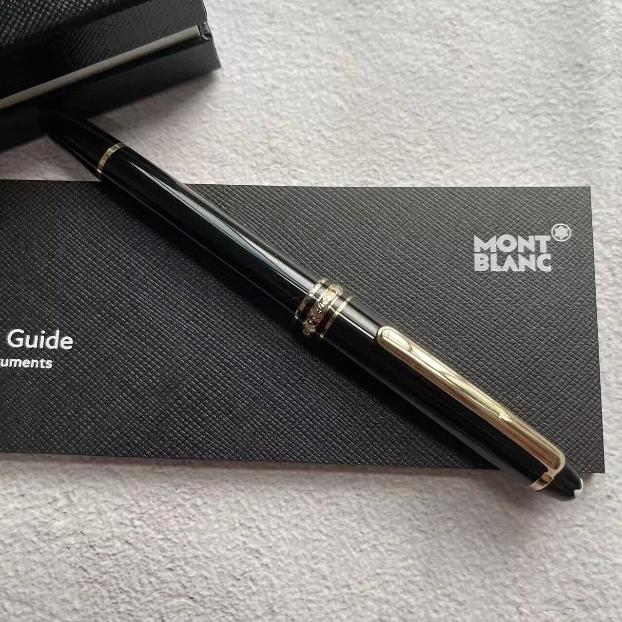 NEW Montblanc Gold Finish Meisterstuck Classique Luxury Rollerball Pen 163P
