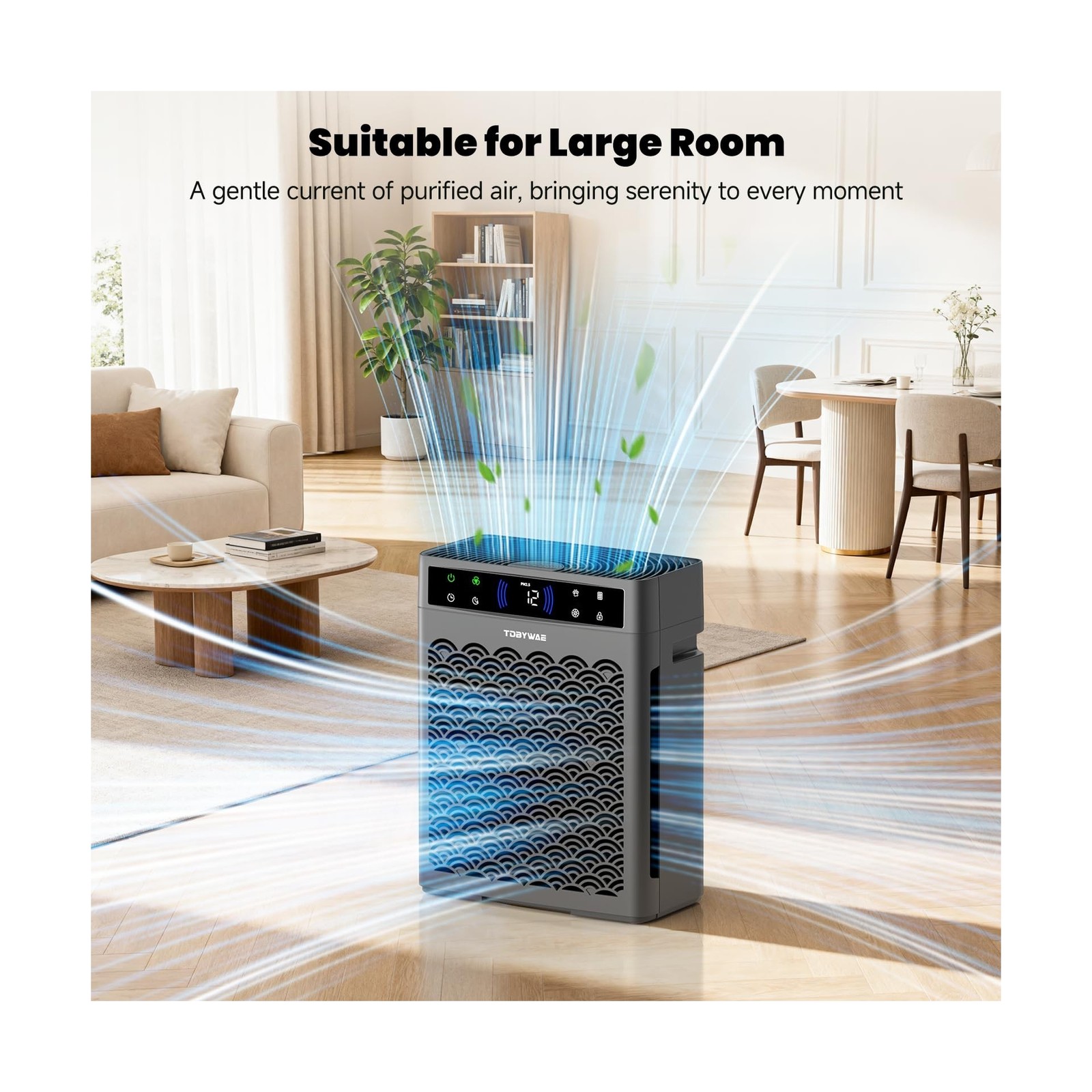 Air Purifiers for Home Large Room, Cover Up to 3000 Ft² with Air Qu… Fast
