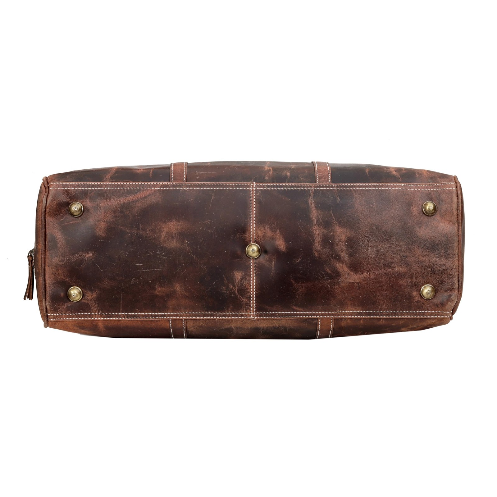 Leather 24 Inch Duffle Bag for Men and Women Large Carry On Luggage Weekender…