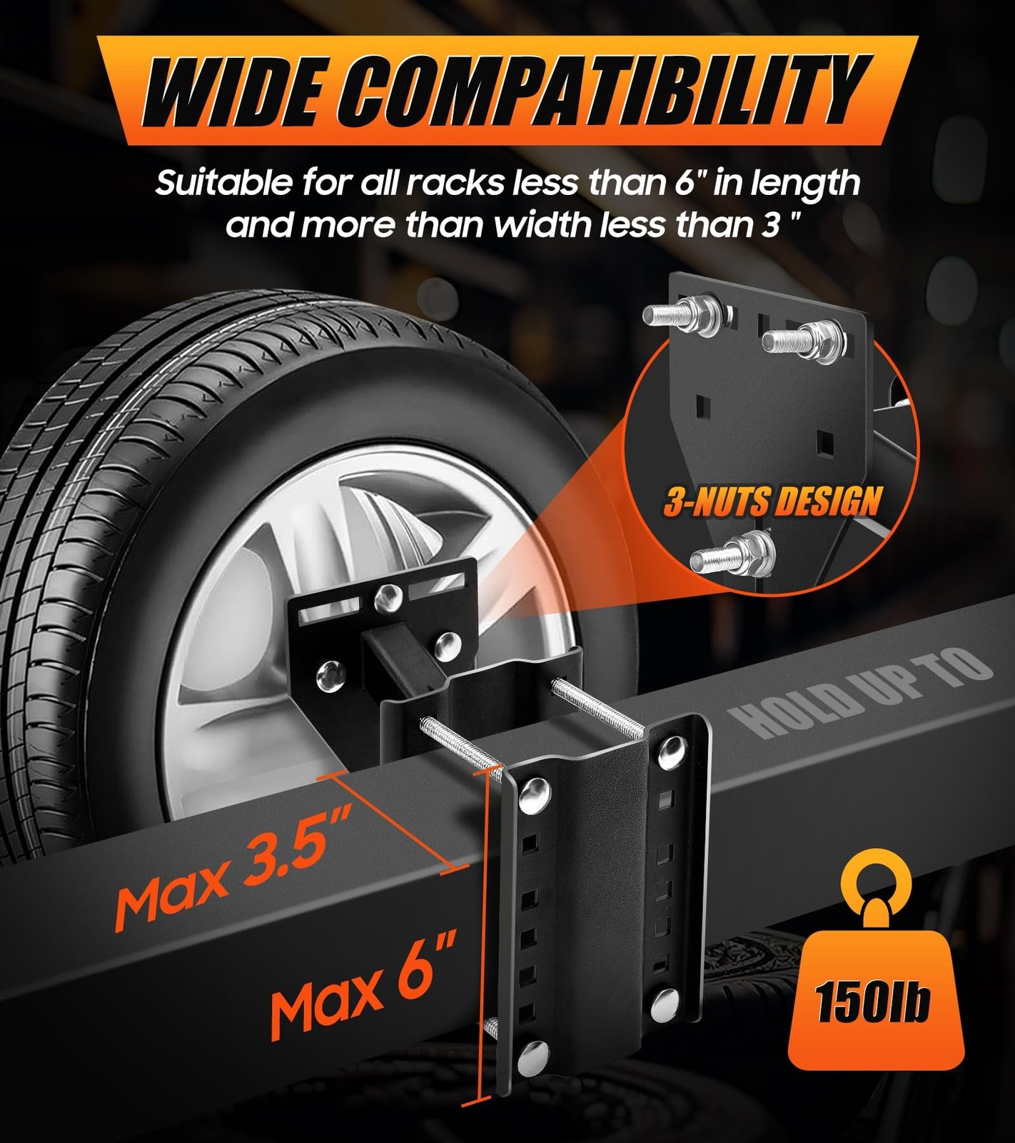 Trailer Spare Tire Mount, Boat Spare Tire Mount for Utility Trailer, Upgrade …