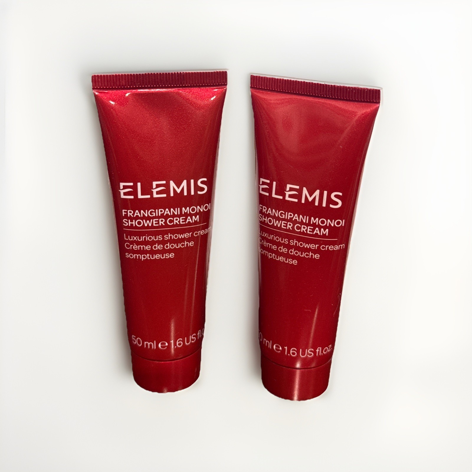 (2X) Elemis Frangipani Monoi Luxurious Shower Cream travel size 50ml Each Sealed