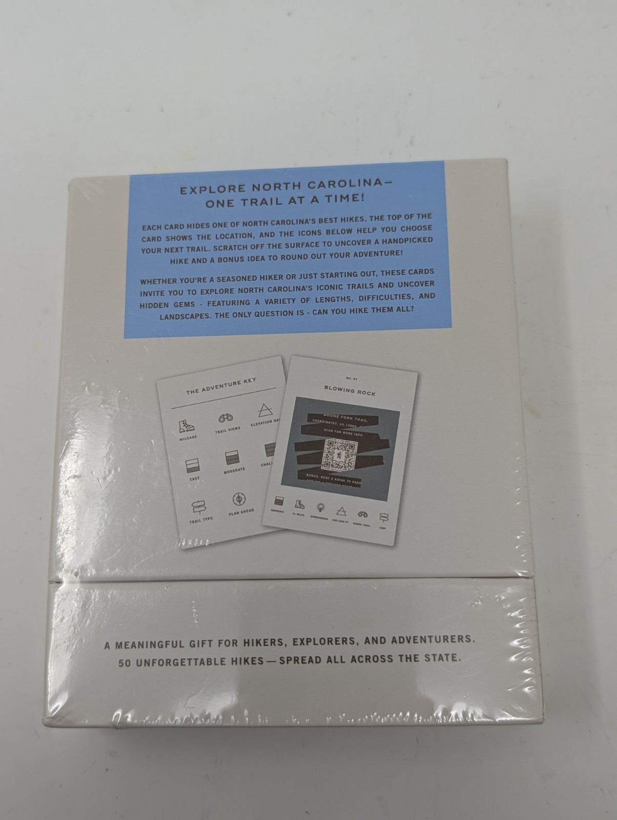 North Carolina Hiking Bucket List RIO Scratch Off Travel Cards – New & Sealed