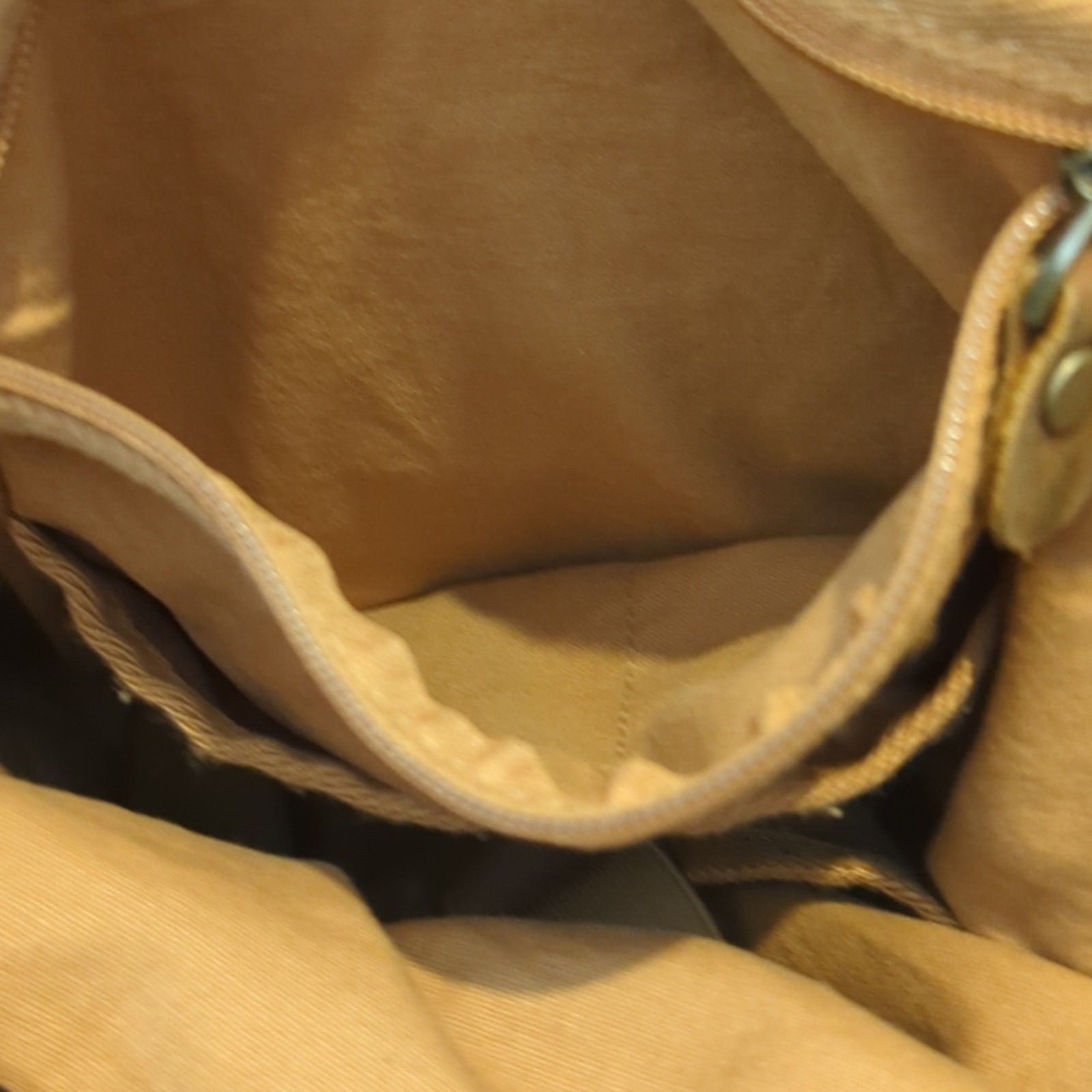 Kattee Black Leather Canvas Backpack Travel Bag