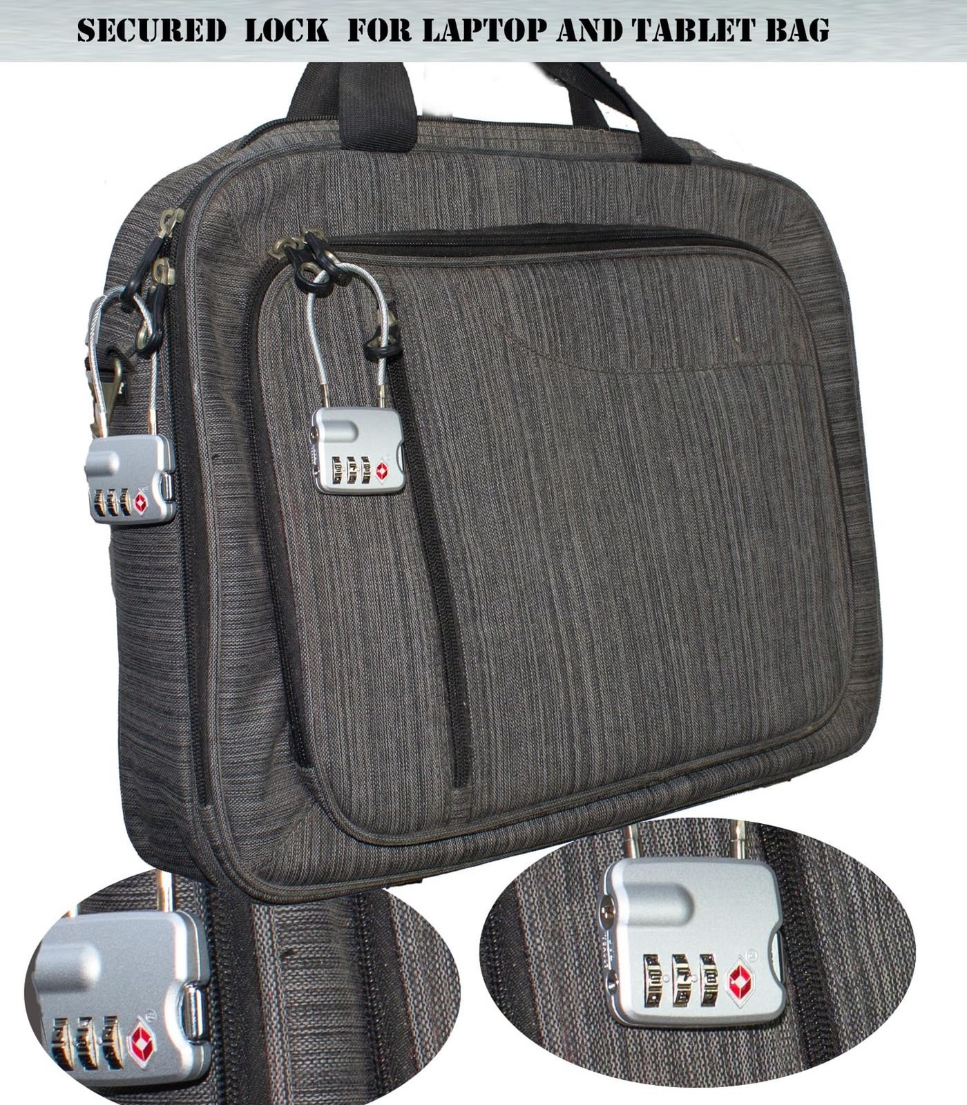 4 Pack TSA Approved Luggage Lock for Suitcases, Backpack, and Baggage with Zi…
