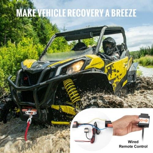 Electric Winch 3500 lb Line Pull Capacity 12V DC ATVUTV Winch with 316