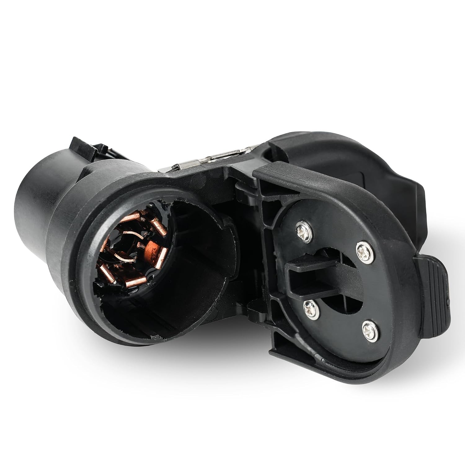 Trailer Brake Harness 7-Pin Round 4-Pin Flat Connector Ford F-150 2015-2023