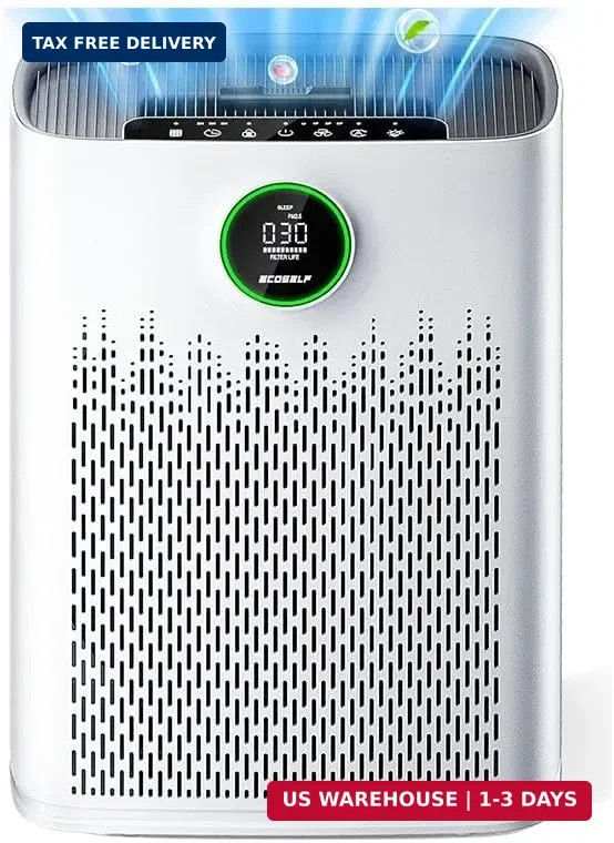 Air Purifiers for Home Large Room, Cover Up to 2400 Ft² with True HEPA Filter, S