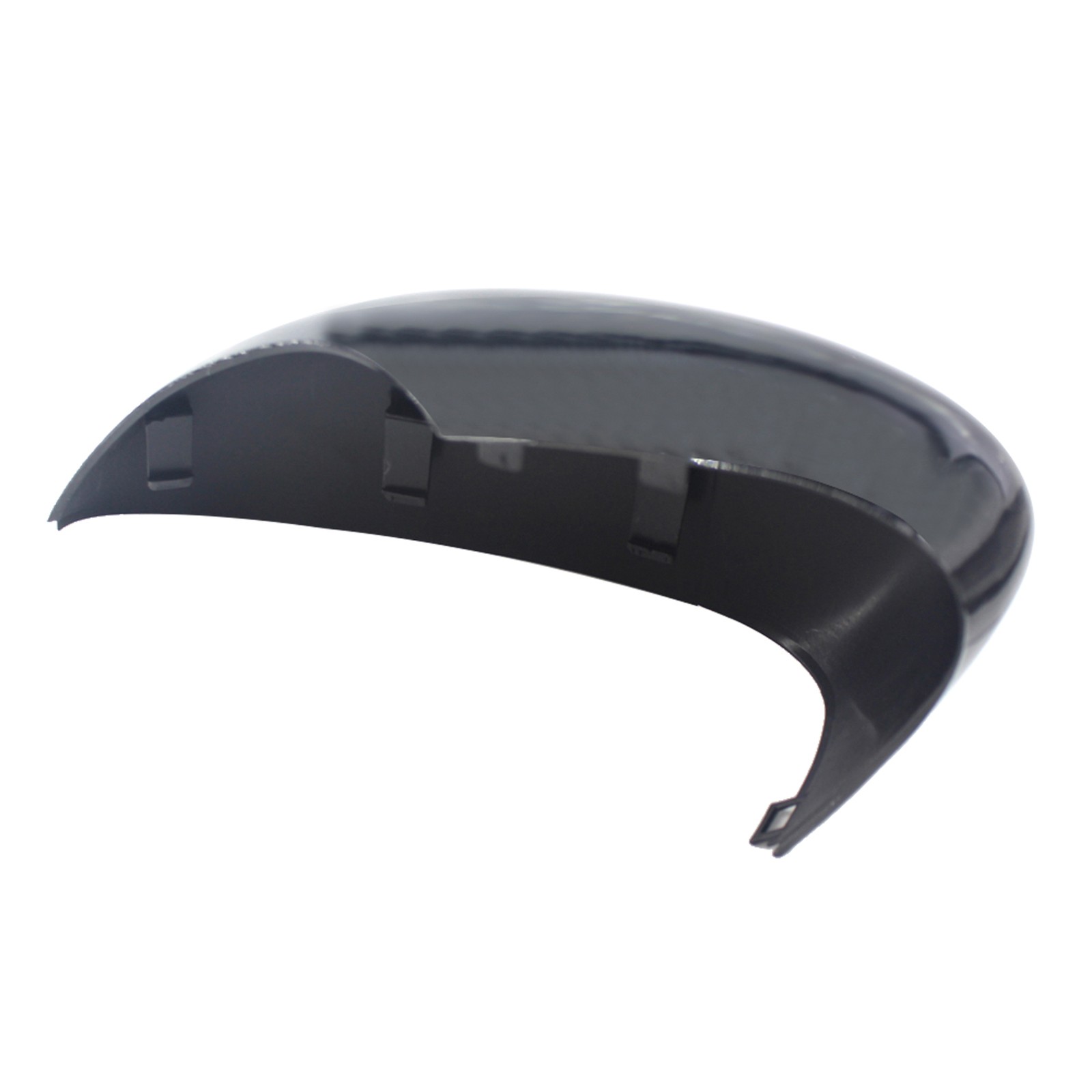 Gloss Black Wing Mirror Cover Cap Painted Replacement For 2009-2015