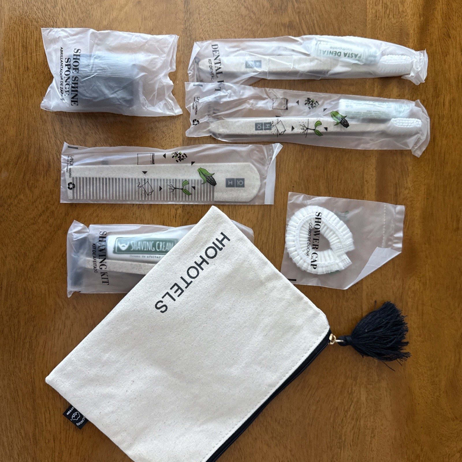H10 HOTELS Venice, Italy ~Amenity Kit Toiletries Travel Bag
