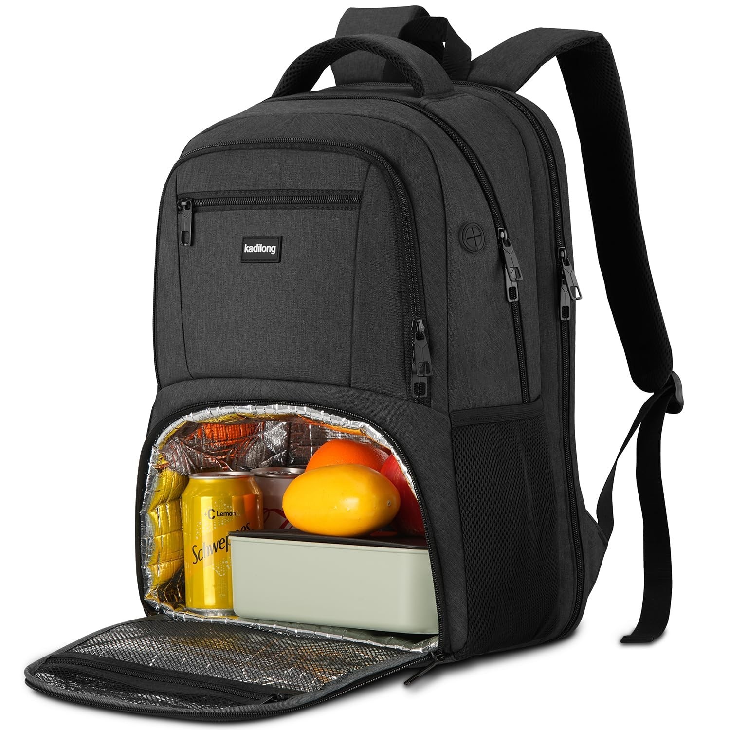 17.3 Inch Laptop Backpack Insulated Backpacks with Cooler Compartment,TSA Lar…