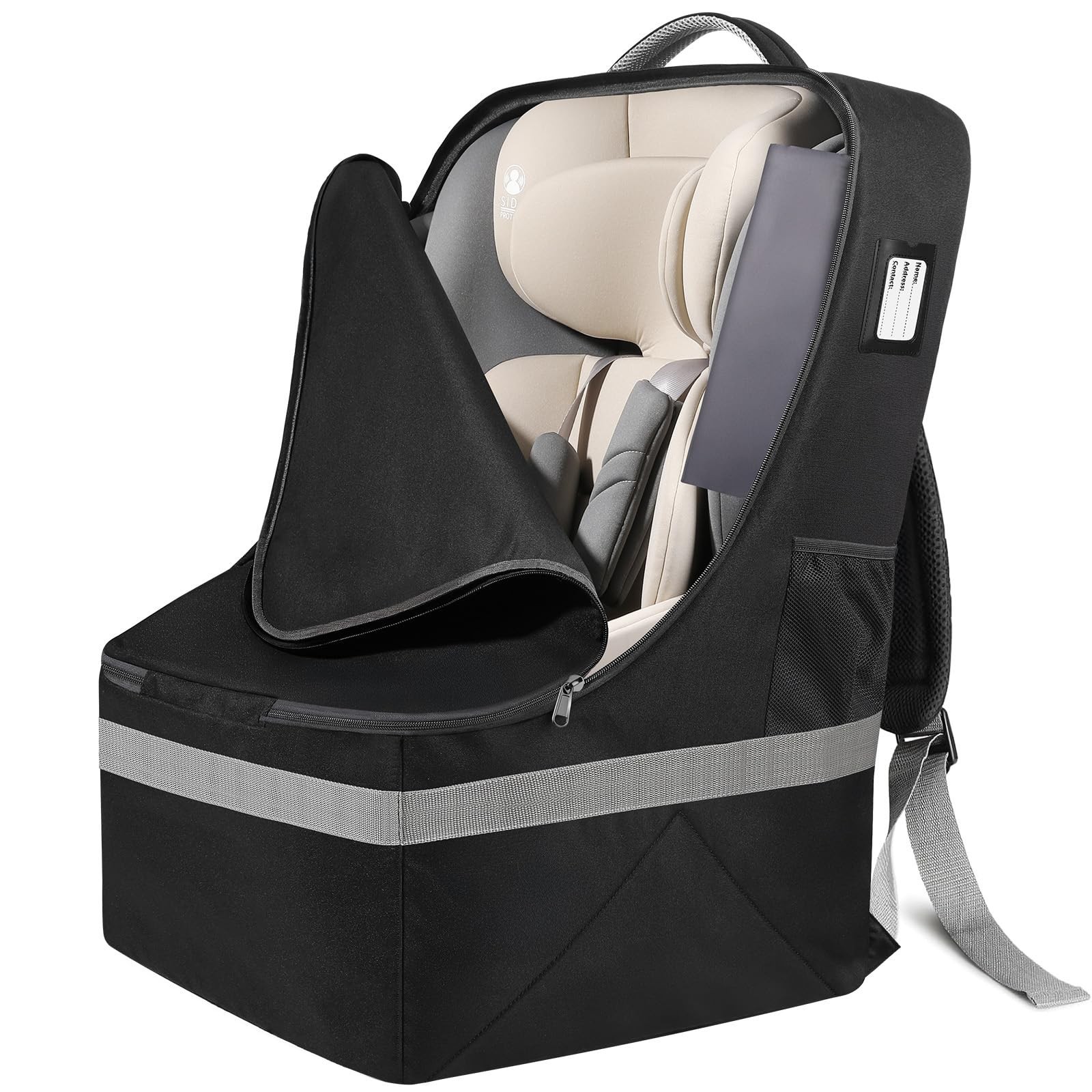 Padded Car Seat Travel Bag For Airplane: Backpack Car Seat Cover for Air Trav…