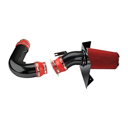 4 inch Cold Air Intake System Kit + Heat Shield Compatible 1997-2003 F150 Red