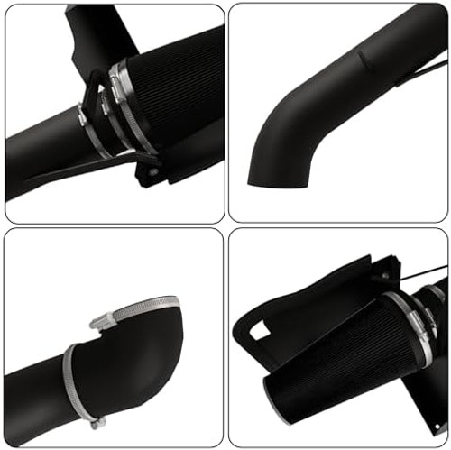 4’’ Cold Air Intake with Heat Shield Compatible with 1999-2006 GMC & Chevy V8…