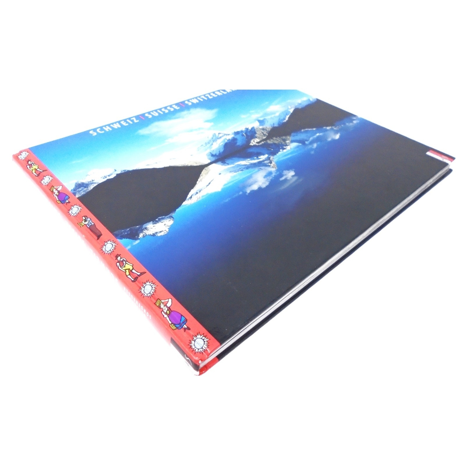 Switzerland Hardcover Large Book 4 Languages-Translations & Illustrations