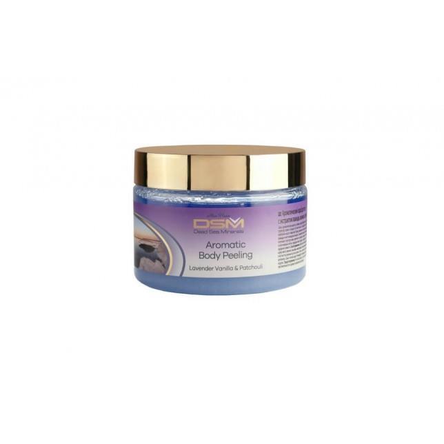 Dead Sea Minerals, Aromatic Body Peeling Lavender Vanilla Patchouli 330ml
