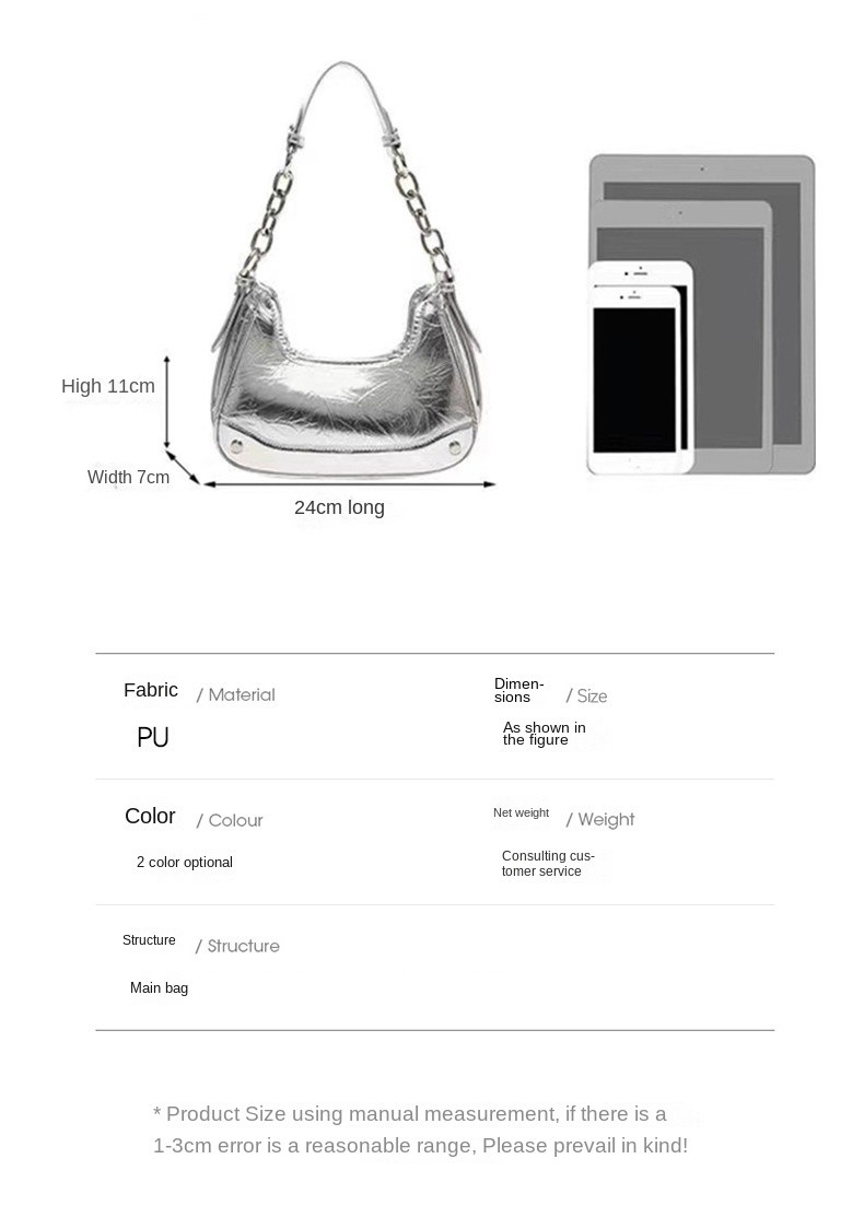new trendy shiny crossbody women’s bag niche high-end versatile shoulder bag